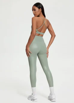Faux Leather ⅞ Leggings