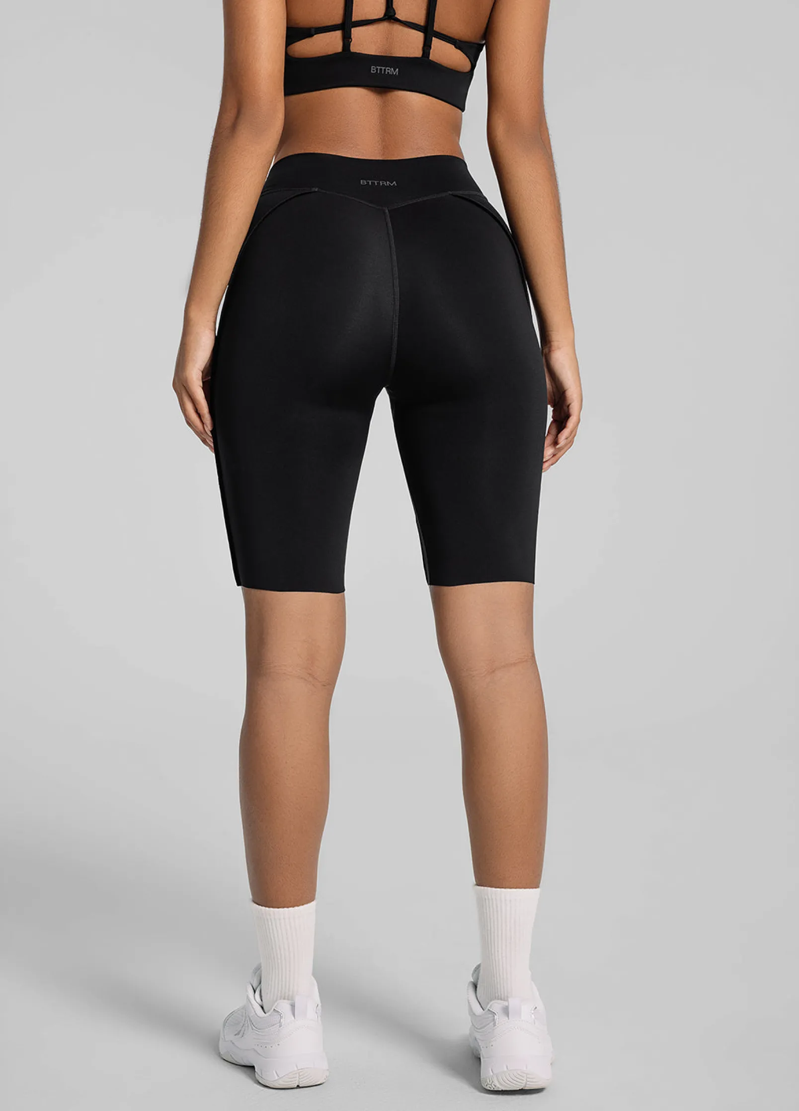 Figurformende Radler-Shorts mit Nahtdetails