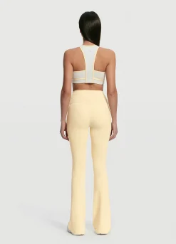 Flared-Leggings mit hoher Taille