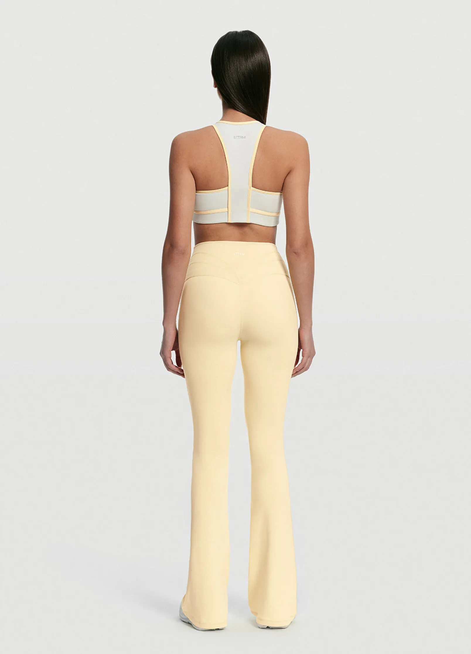 Flared-Leggings mit hoher Taille