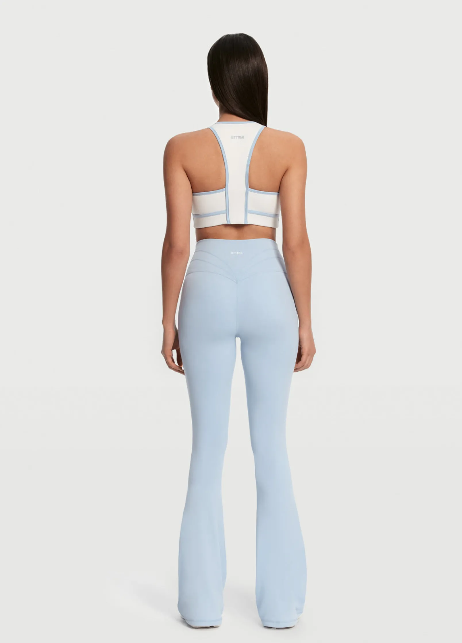 Flared-Leggings mit hoher Taille