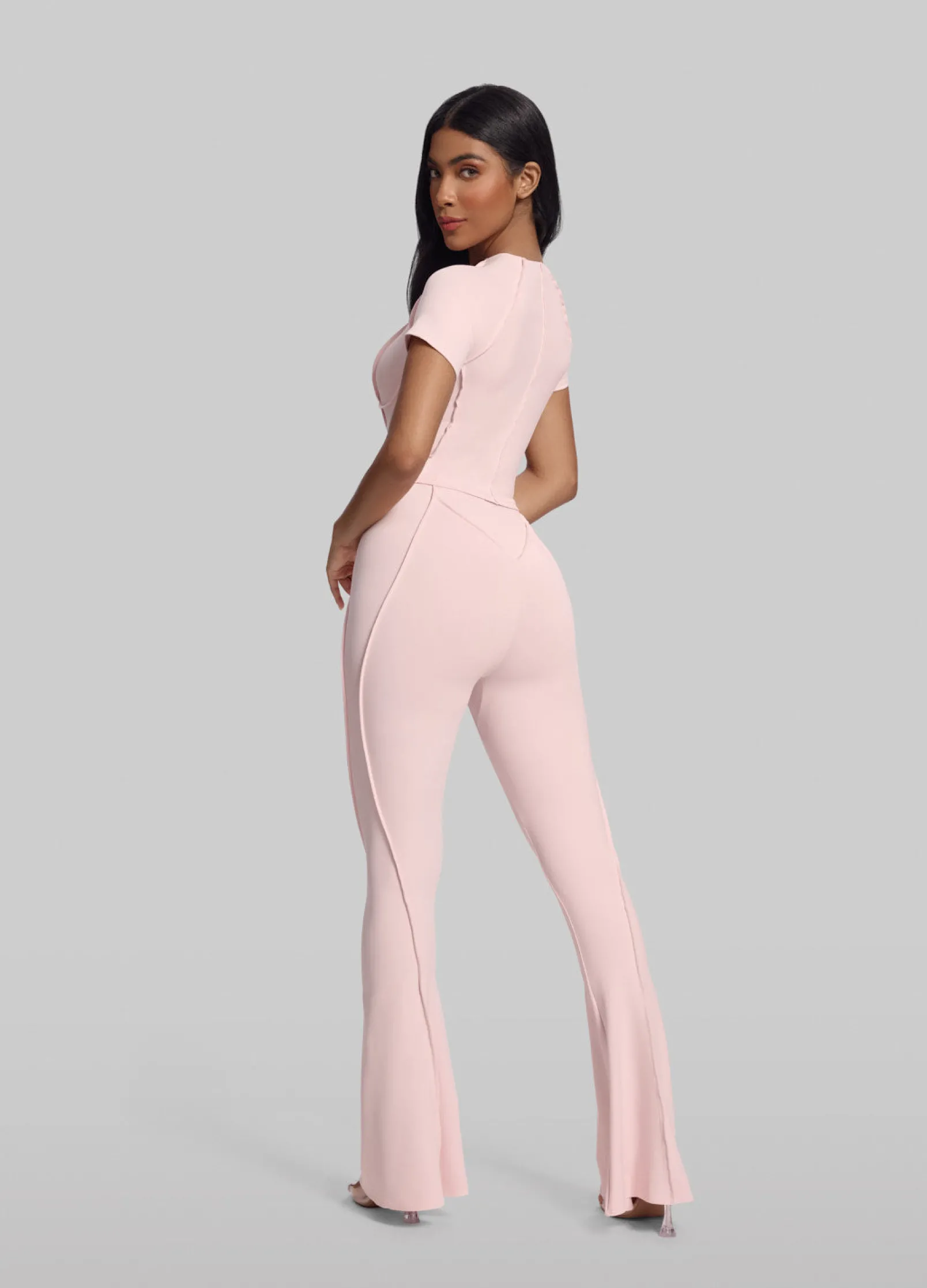 Flared Leggings mit Verlängerungseffekt