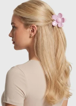 Flower-Shaped Hair Clip