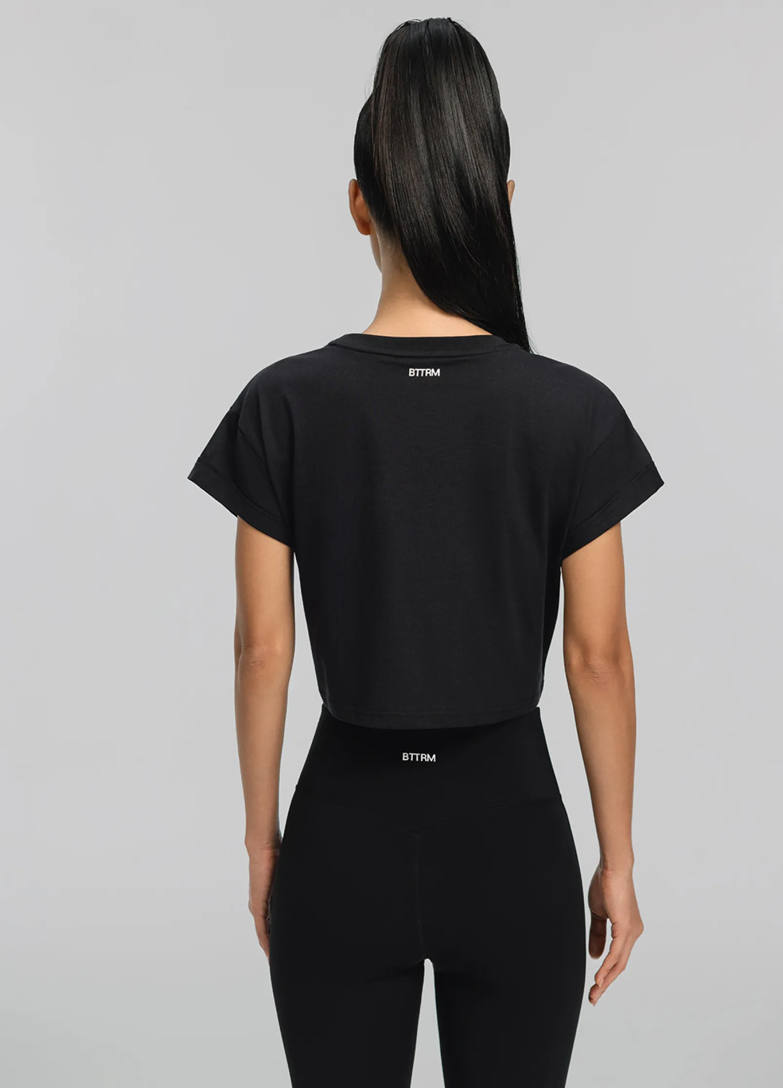 Gekürztes Baumwoll-Shirt