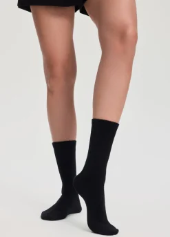 Gerippte Unisex-Socken, 3er-Pack