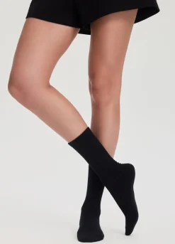 Gerippte Unisex-Socken, 3er-Pack