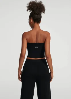 Grobstrick-Crop-Top