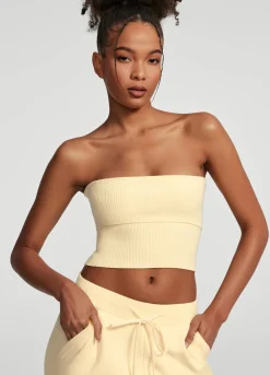 Grobstrick-Crop-Top
