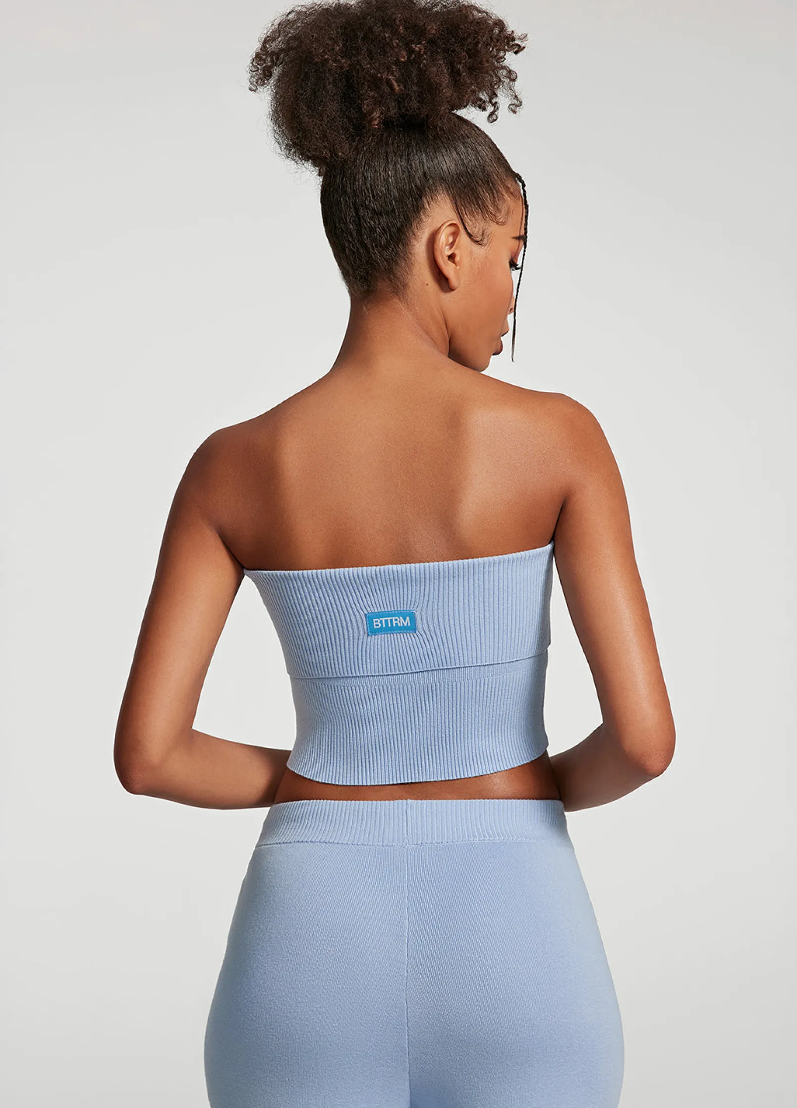 Grobstrick-Crop-Top