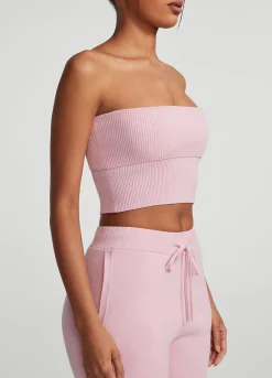 Grobstrick-Crop-Top