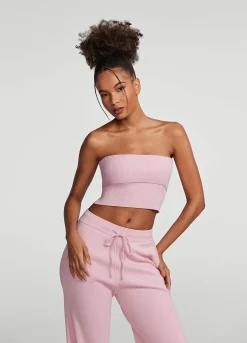 Grobstrick-Crop-Top