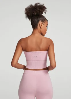 Grobstrick-Crop-Top