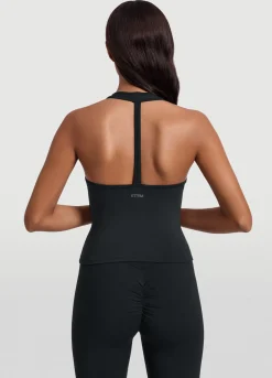 Halter-Top mit offenem Rücken