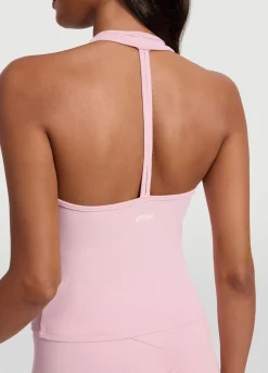 Halter-Top mit offenem Rücken