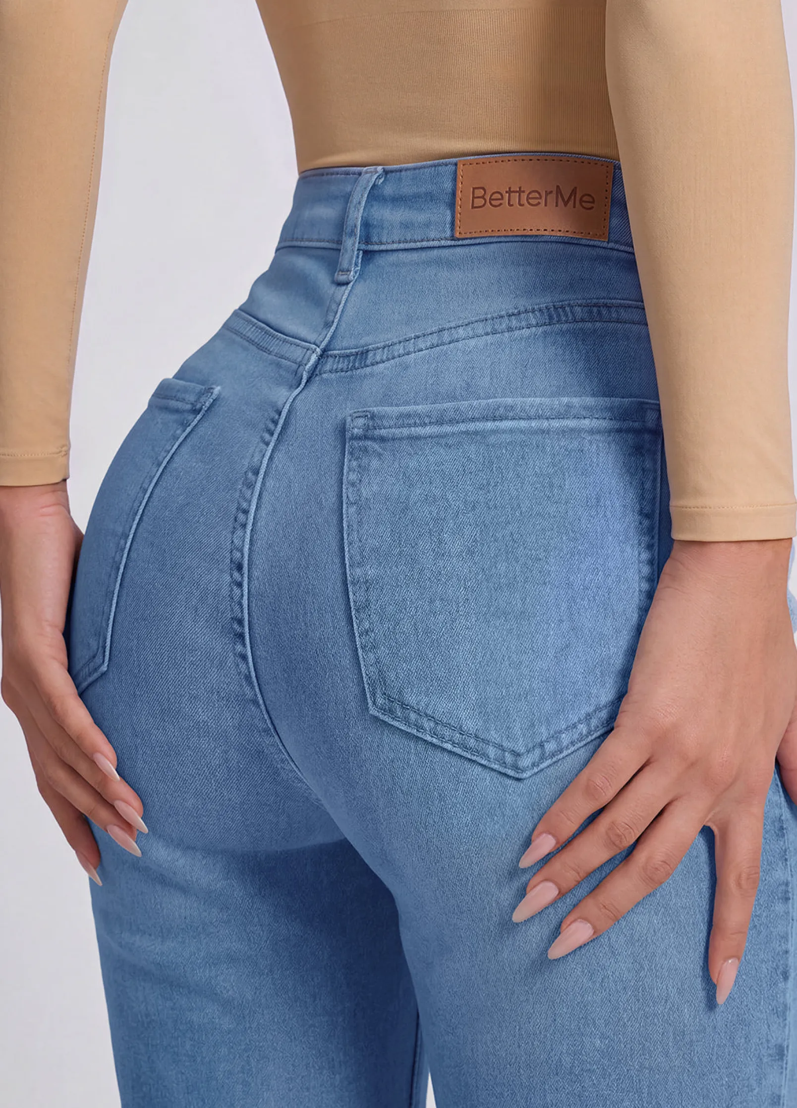 High Waist Flared Jeans