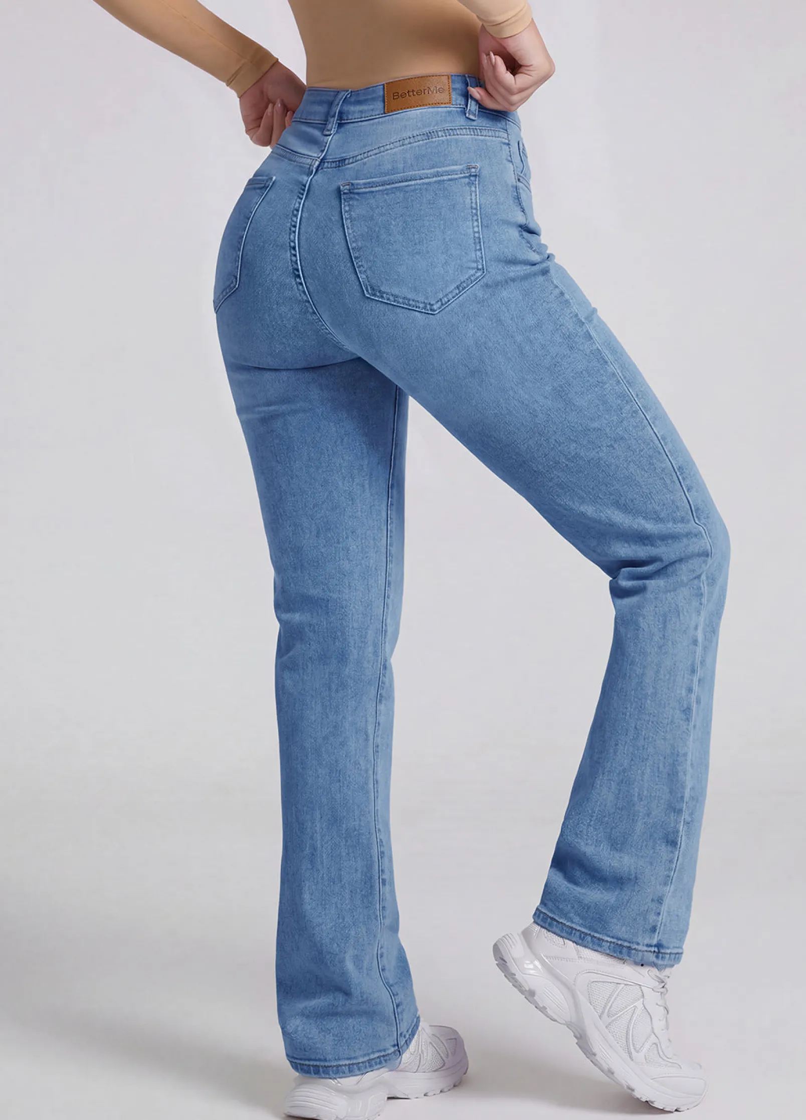 High Waist Flared Jeans