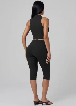 High-Waist Sculpt Capri-Leggings