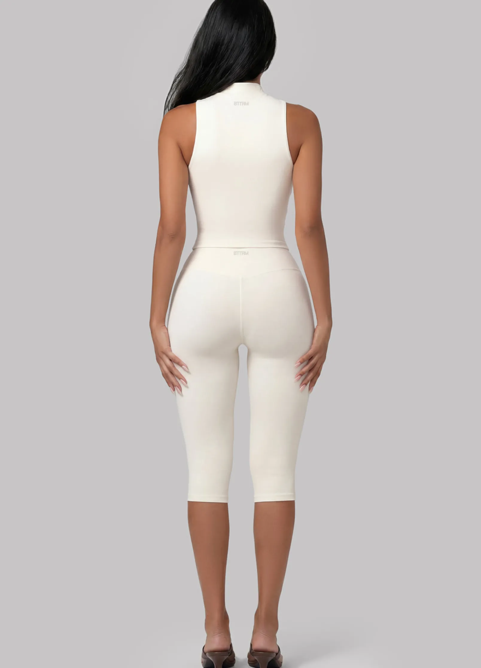 High-Waist Sculpt Capri-Leggings