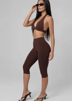 High-Waist Sculpt Capri-Leggings
