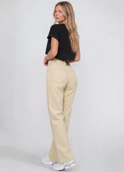 High Waist Straight Jeans