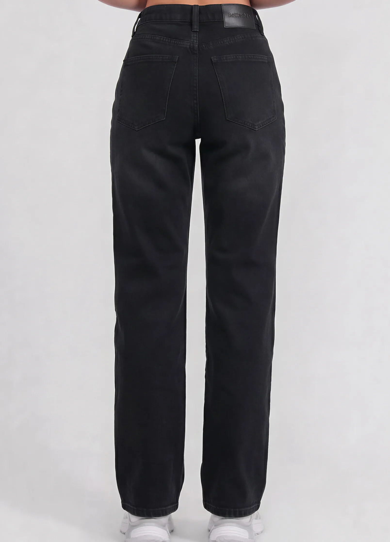 High Waist Straight Jeans