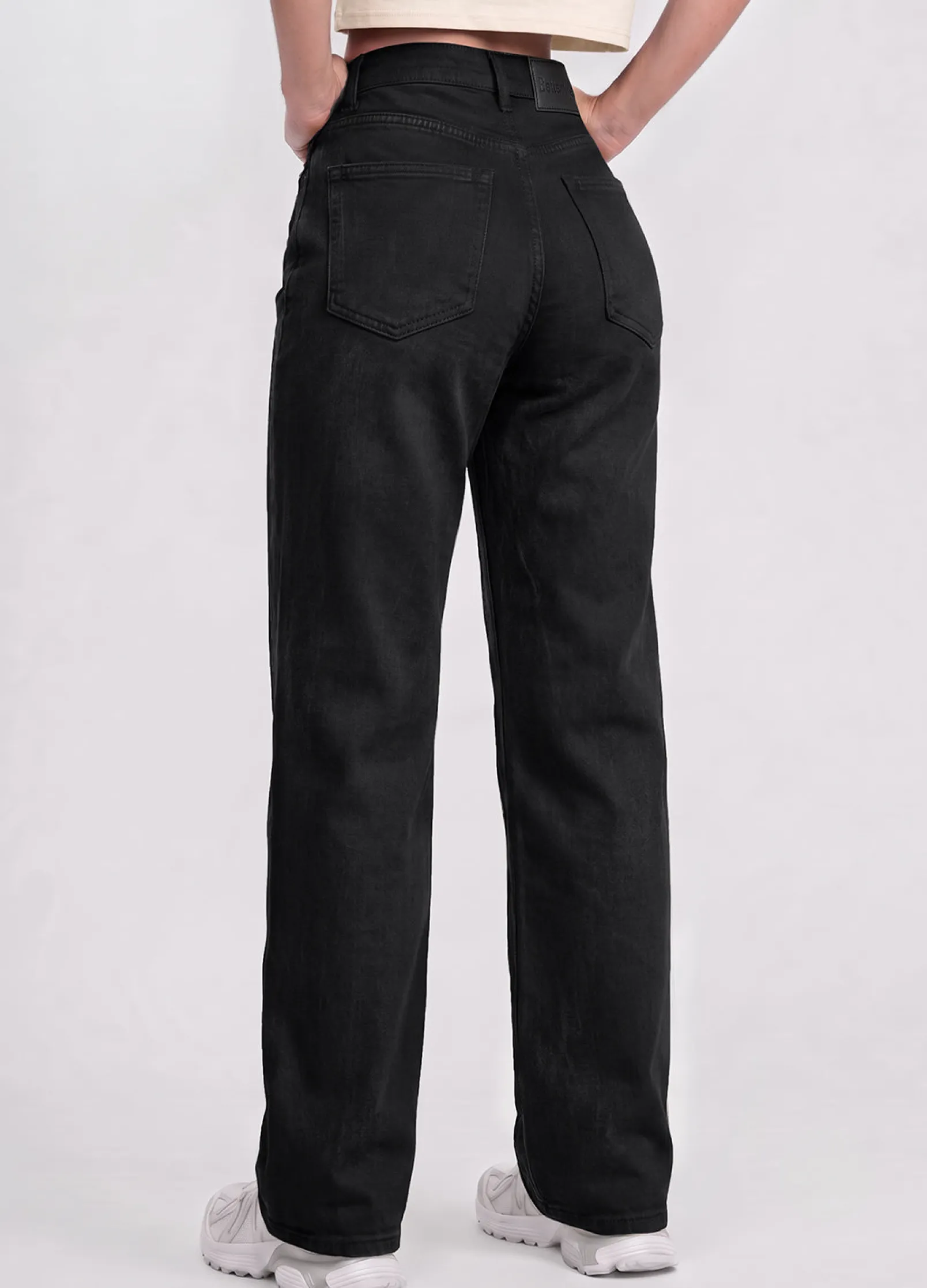 High Waist Straight Jeans