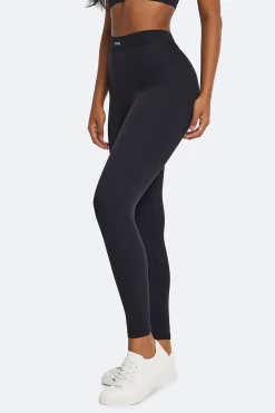 Hochtaillierte Leggings mit Rüschen