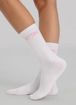 Hohe Pilates-Grip-Socken