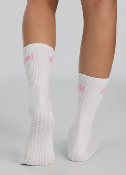 Hohe Pilates-Grip-Socken