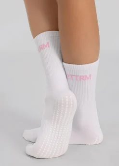 Hohe Pilates-Grip-Socken