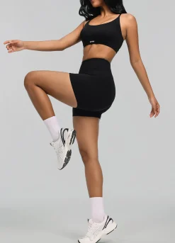 Impact-Mesh-Shorts mit hohem Bund