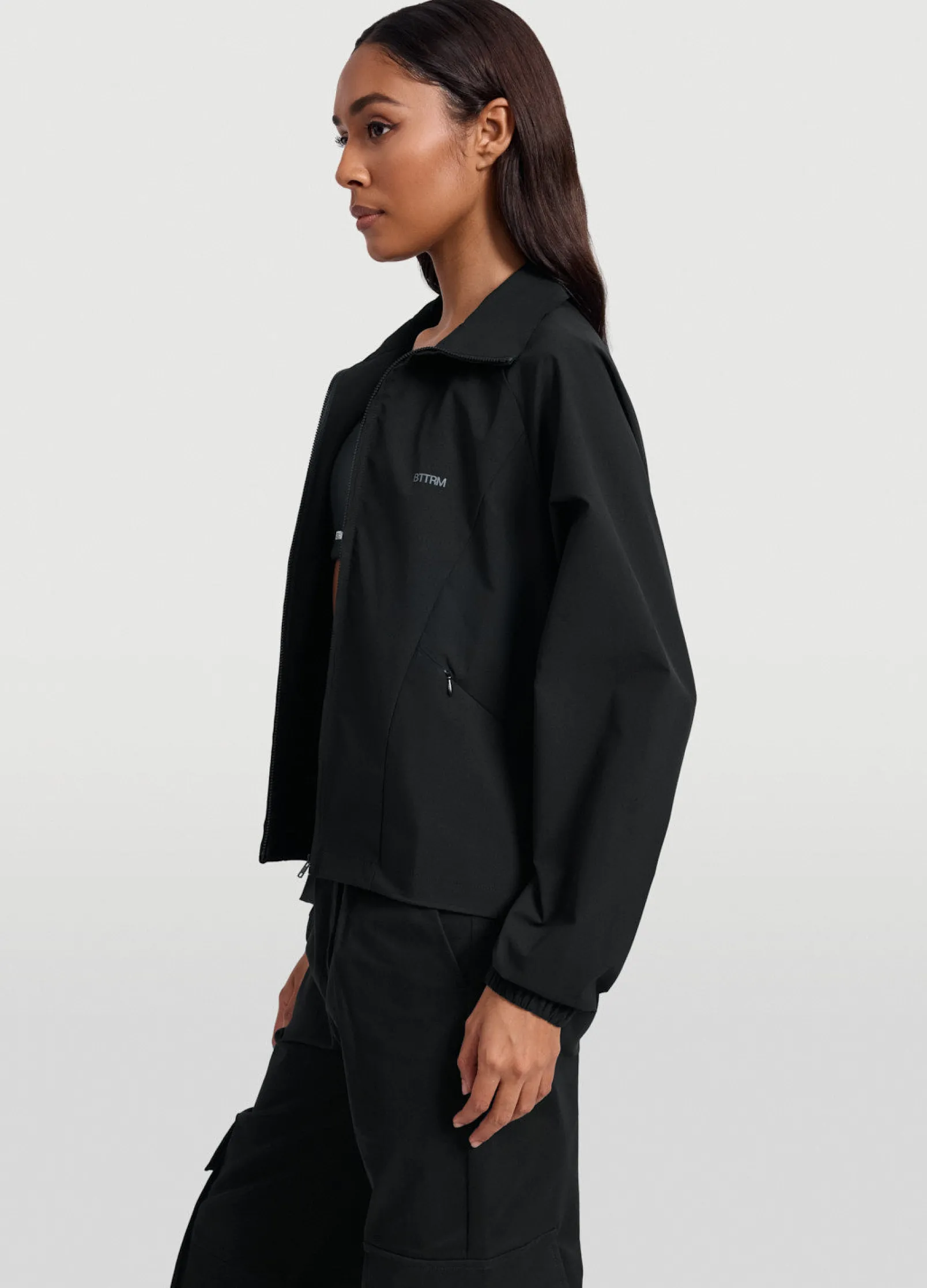 Jacke mit Stehkragen