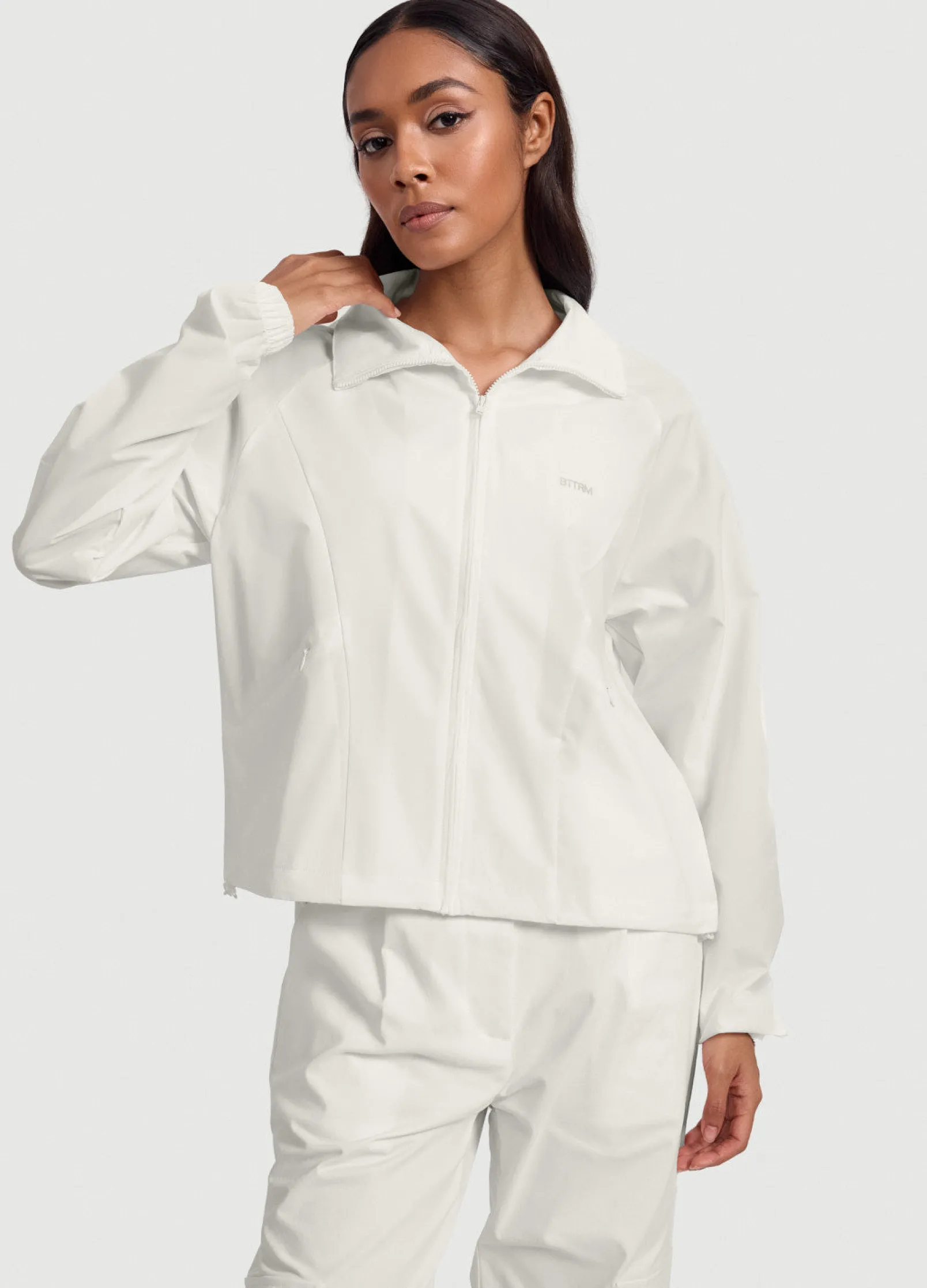 Jacke mit Stehkragen