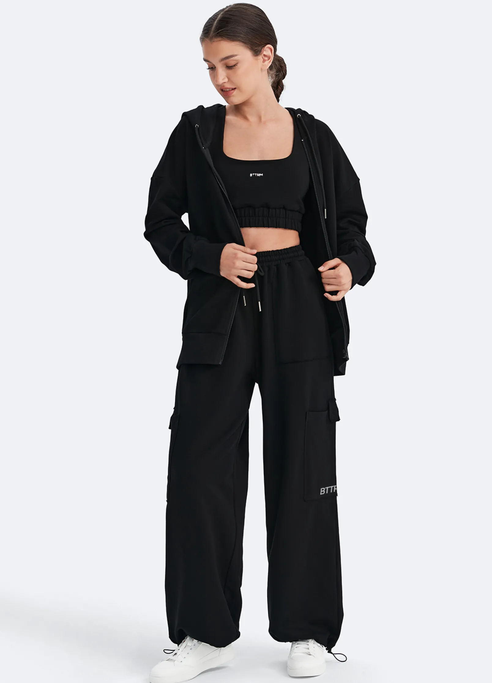 Kapuzenjacke mit Taschen