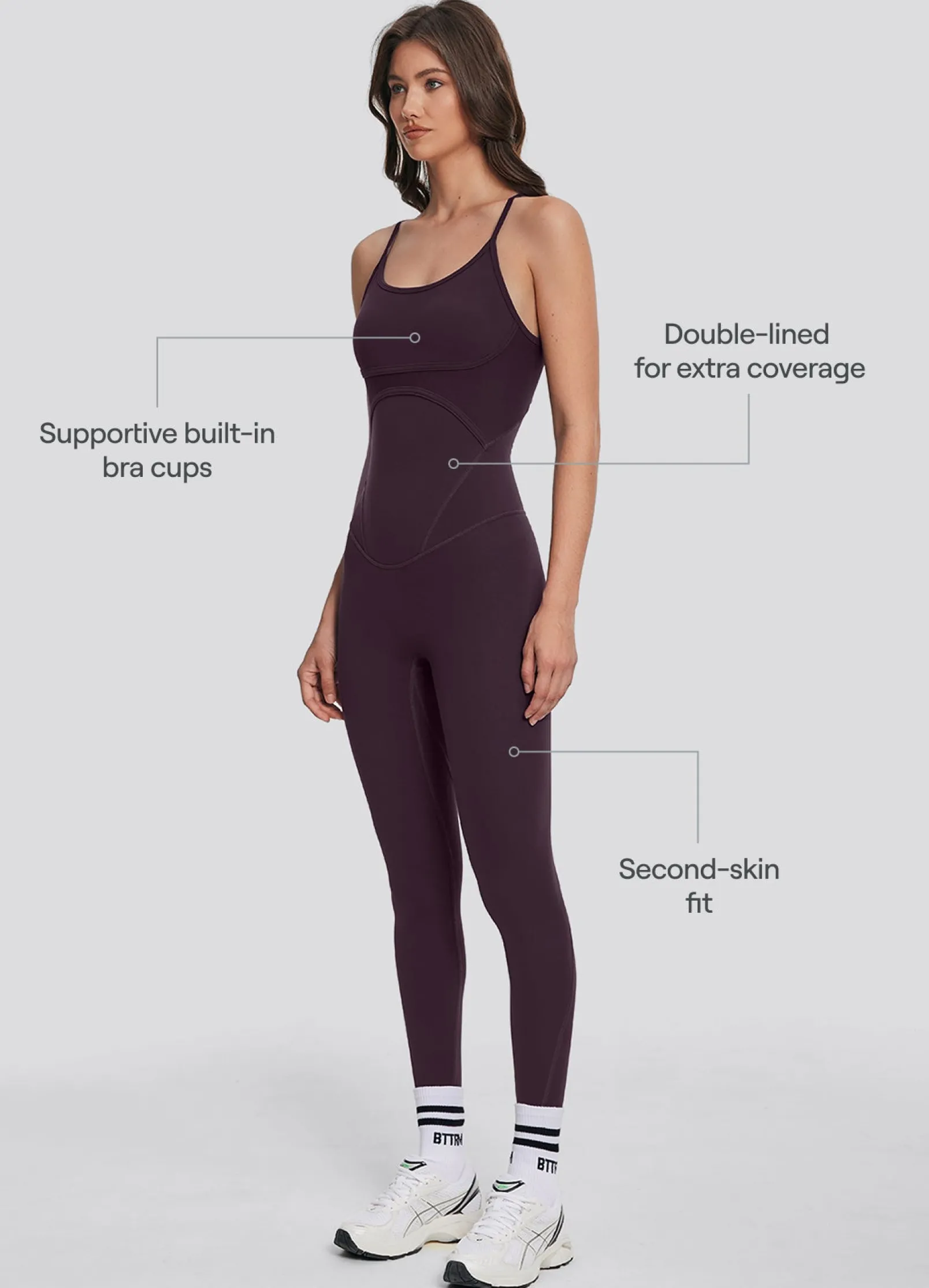 Kreuzrücken-Bodysuit