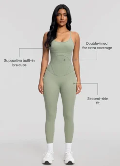 Kreuzrücken-Bodysuit