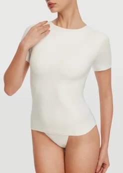 Kurzarmshirt mit Rundhalsausschnitt