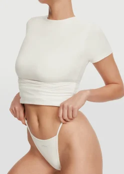 Kurzarmshirt mit Rundhalsausschnitt