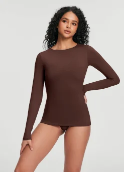 Langarmshirt mit Rundhalsausschnitt