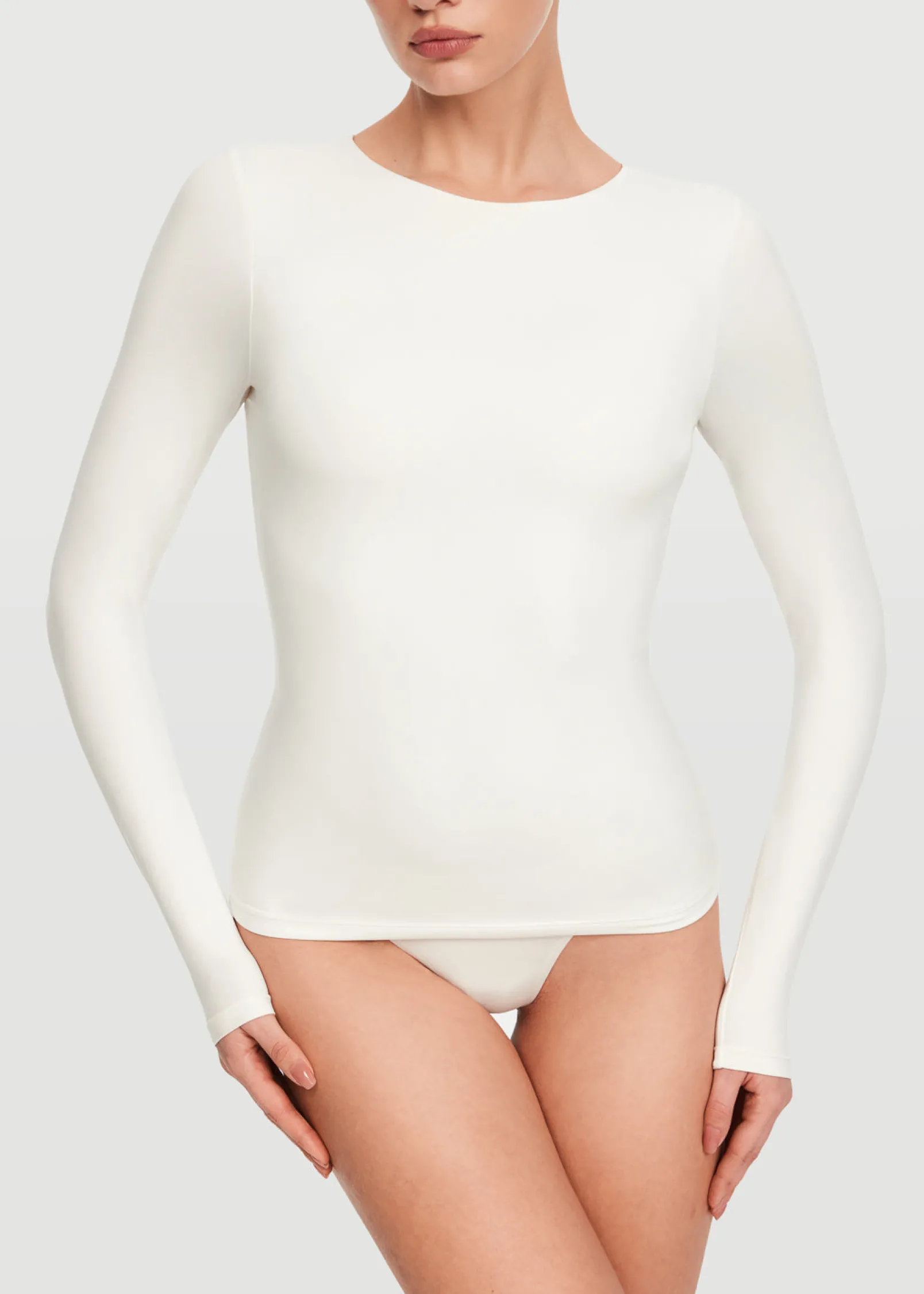 Langarmshirt mit Rundhalsausschnitt – 3er-Pack