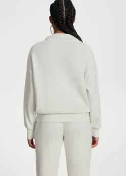 Langarm-Sweatshirt mit Half-Zip
