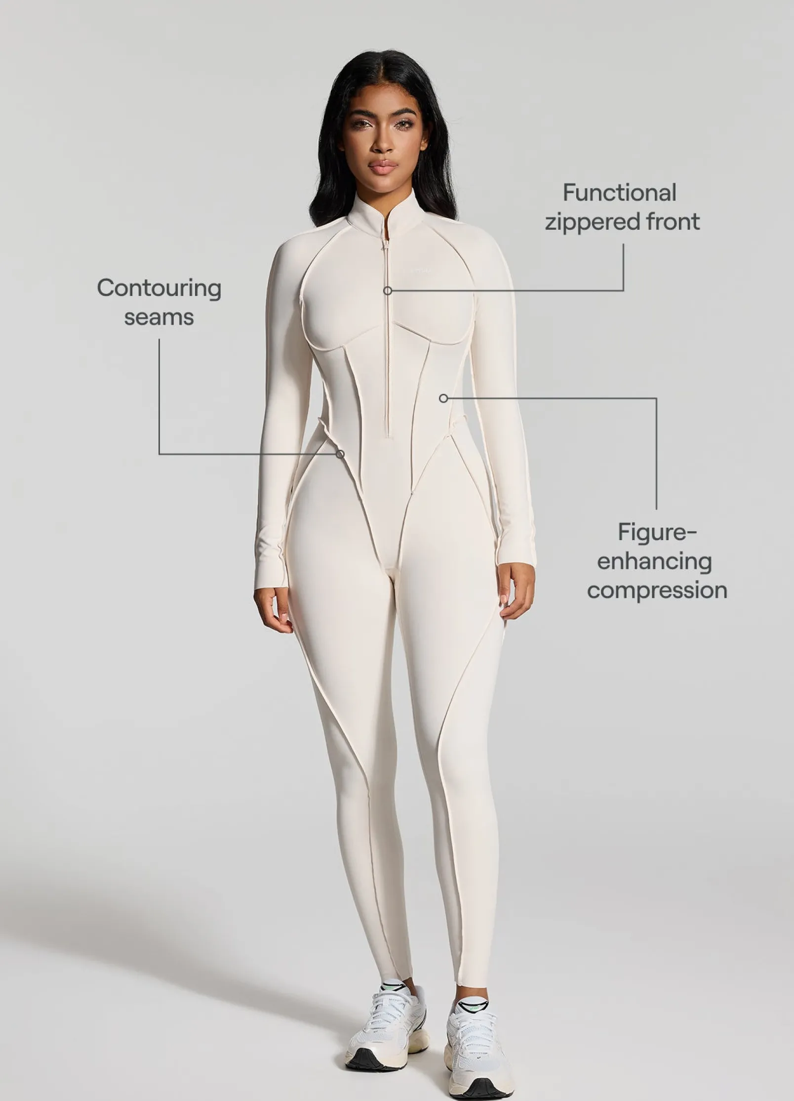 Langer Catsuit