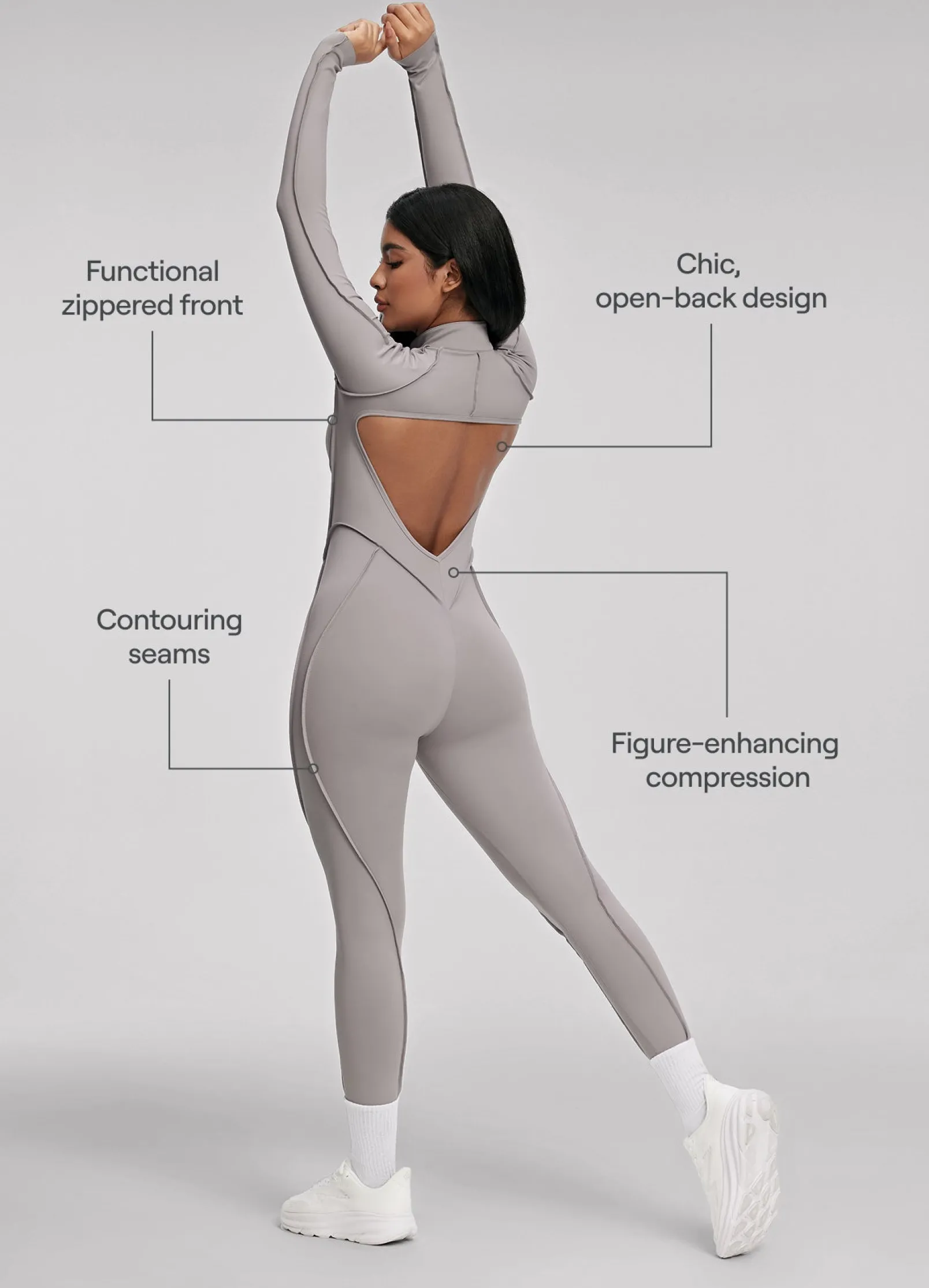 Langer Catsuit