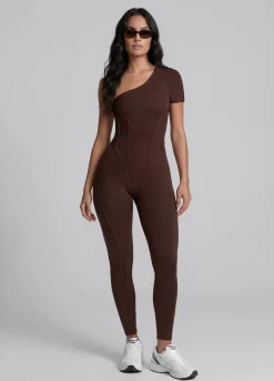 Langer One-Shoulder-Catsuit