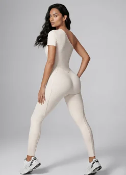 Langer One-Shoulder-Catsuit