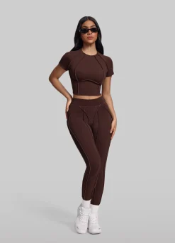 Leggings mit formenden Nähten