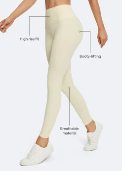 7/8-Leggings mit hohem Bund