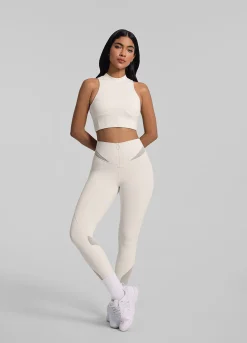 Leggings mit Mesh-Einsätzen