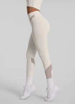 Leggings mit Mesh-Einsätzen