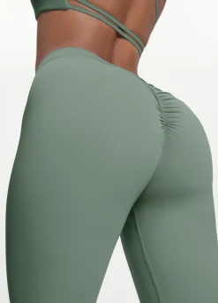 Leggings mit Scrunch-Back und Schlag
